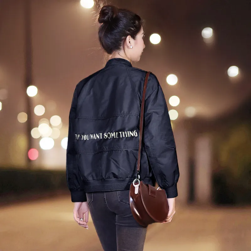 Mo Han Yi Mei Jackets & Coats Women's Navy Blue-2