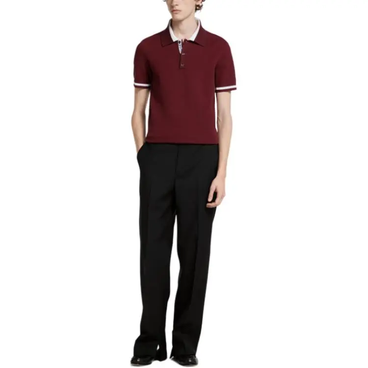 GUCCI Polo Shirts Men Red-1