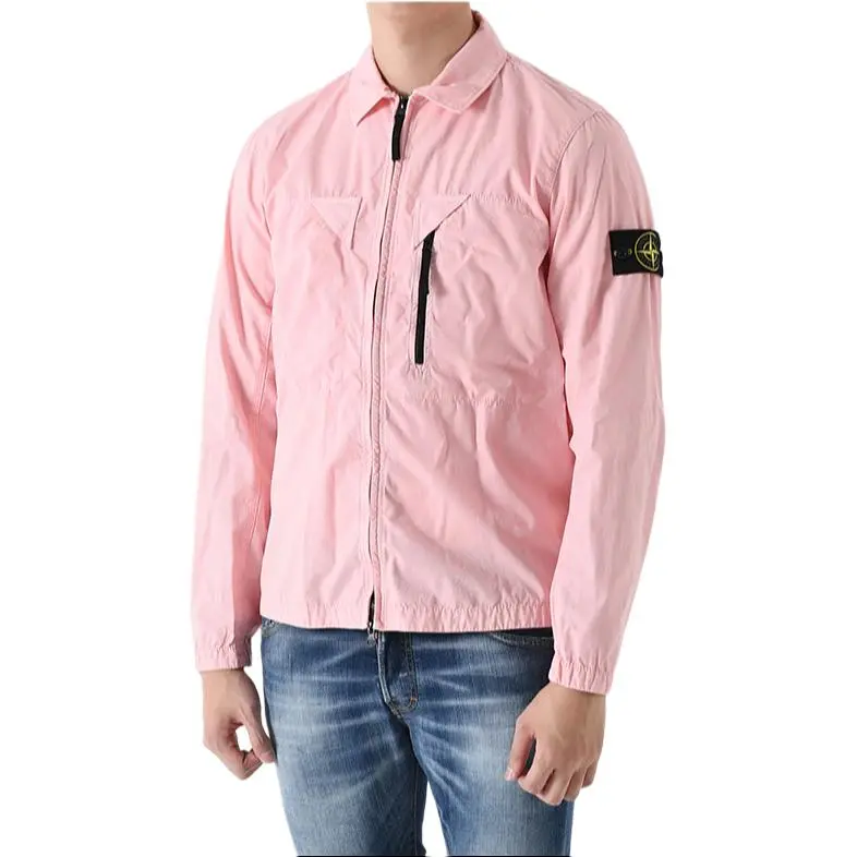 STONE ISLAND SS23 Jackets Coats Men's Pink-3