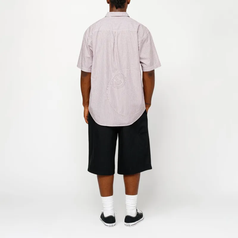 Stussy Boxy S/S Stripe 8 Ball Shirt-9