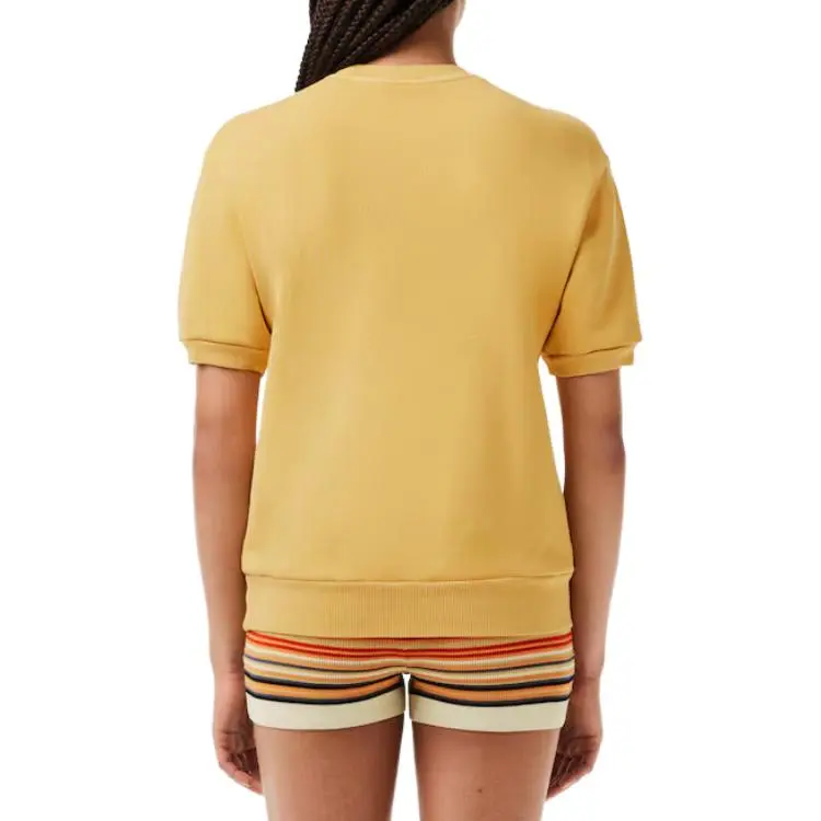 LACOSTE T Shirts Women's Yellow-3