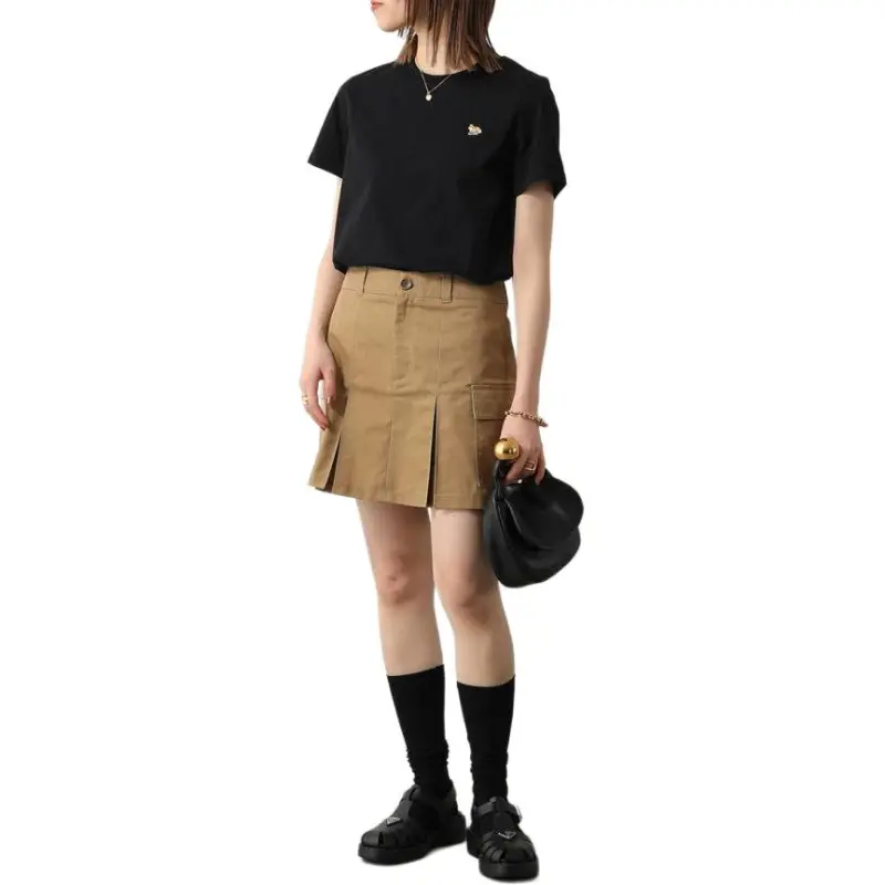 Maison Kitsune Bold Fox Head Patch Crewneck T Shirt-4