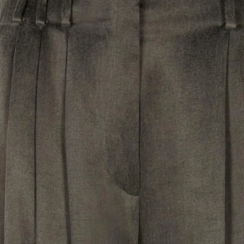 GIORGIO ARMANI Viscose And Cupro Bermuda Shorts-1