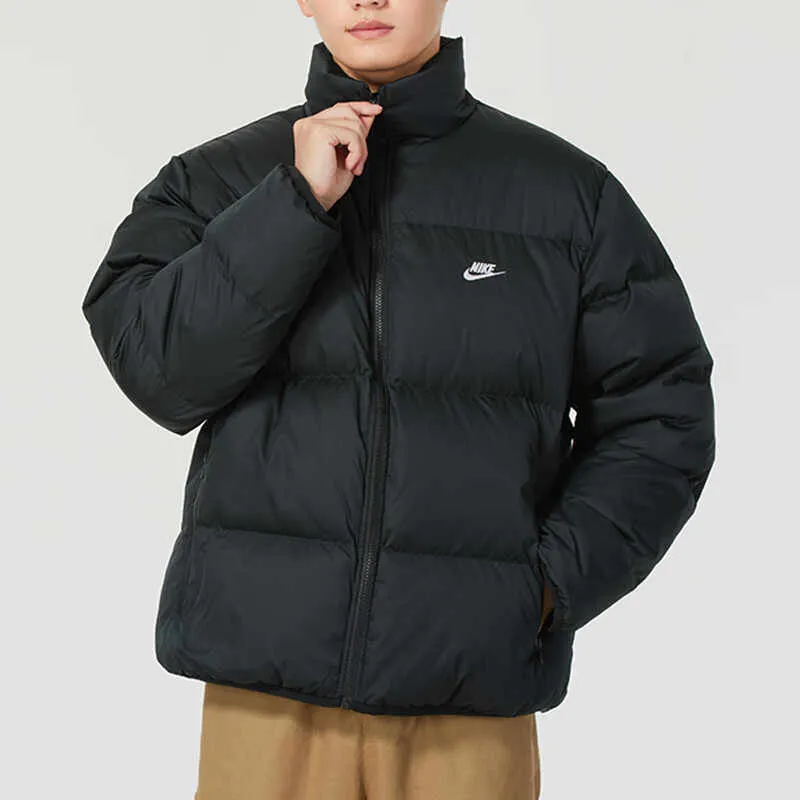 Nike ClubTherma FIT Down Jacket Men's Black/White-3