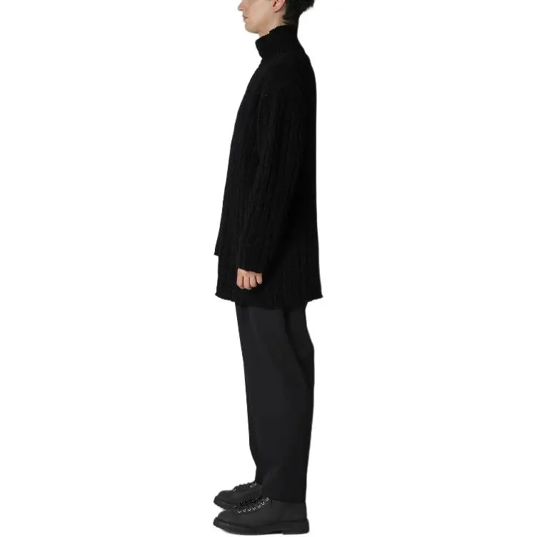 Yohji Yamamoto POUR HOMME FW24 Sweater Men's Black-6