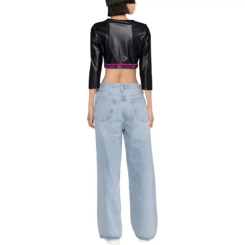 VERSACE JEANS COUTURE Crewneck Cropped Top-2