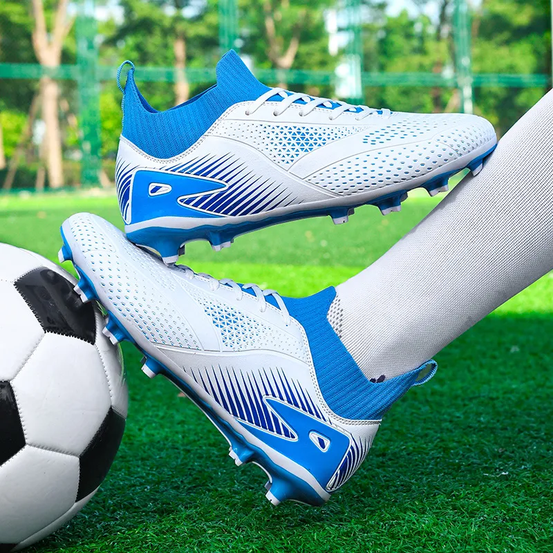 VAKY AG Rubber Short Studs Soft Ground Artificial Ground Natural Ground Wear-Resistant Coverage Soccer Shoes Unisex-7