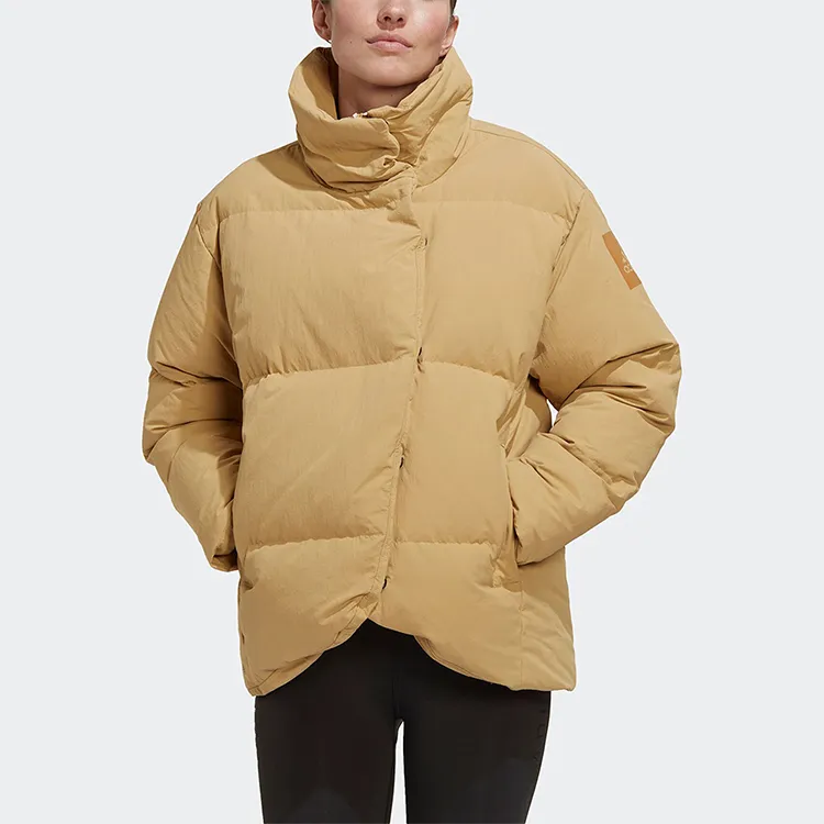Adidas Down Jacket Women's Light Gold-1