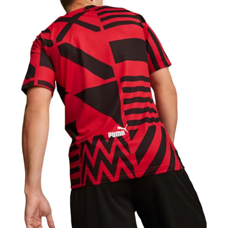 PUMA AC Milan T Shirt Men's Red-4