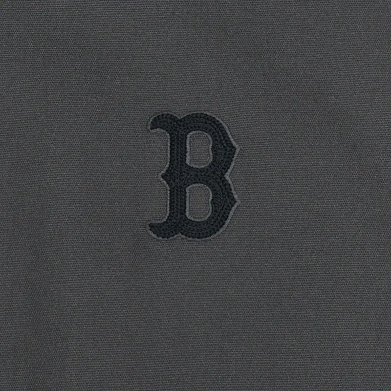 MLB x KARA Basic Boston Red Sox Jacket Unisex Dark Gray-4