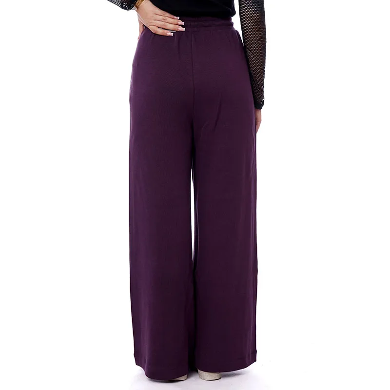 PUMA CLASSICS+ Casual Pants Women's Dark Purple-2