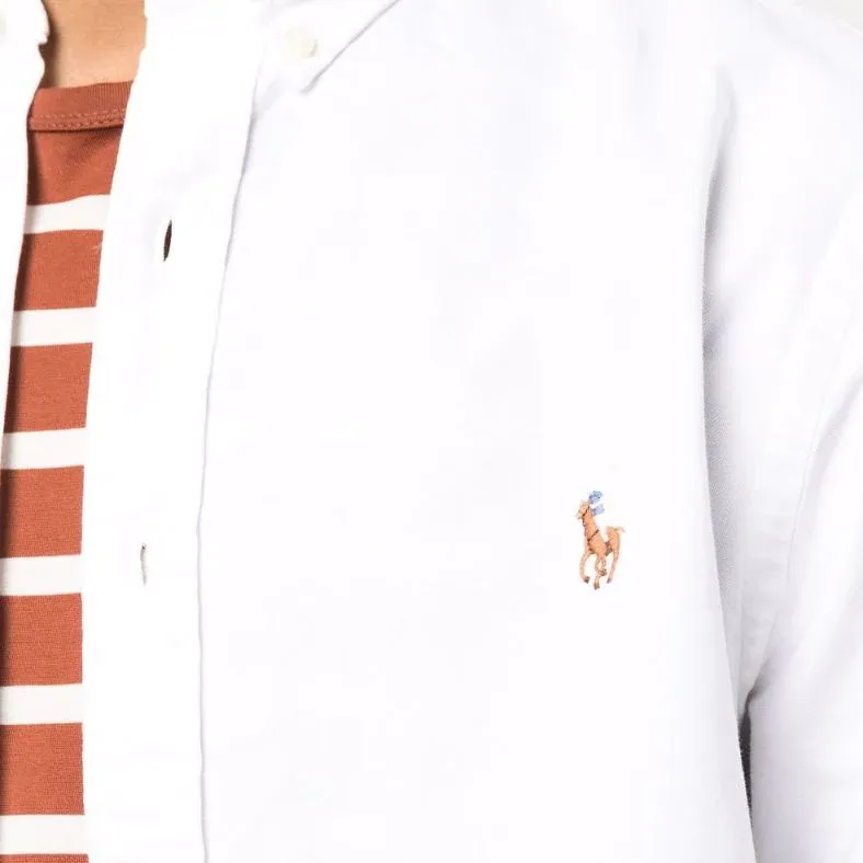 Polo Ralph Lauren Embroidered Oxford Short sleeve Shirt-4