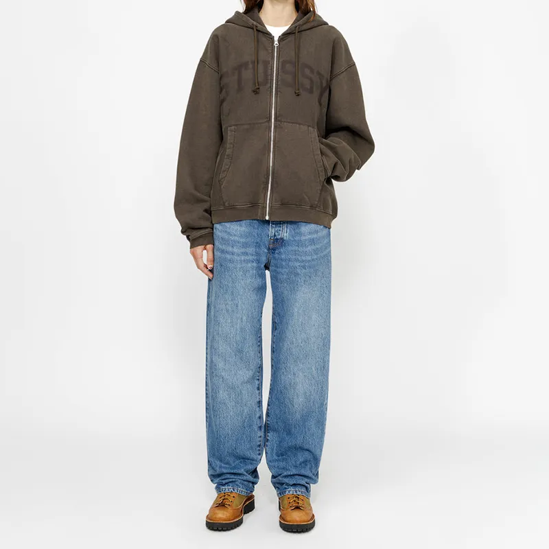 Stussy Faded Graphic Zip Hoodie - POIZON Stussy Faded Graphic Zip Hoodie - POIZON