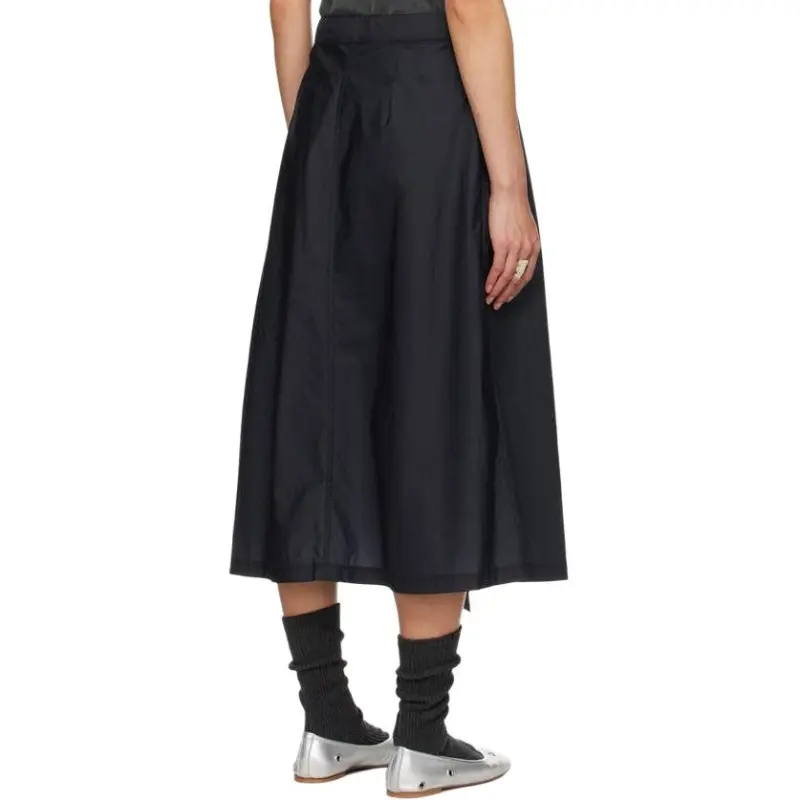 Mfpen Casual Long Skirt Women's Midnight Blue-1