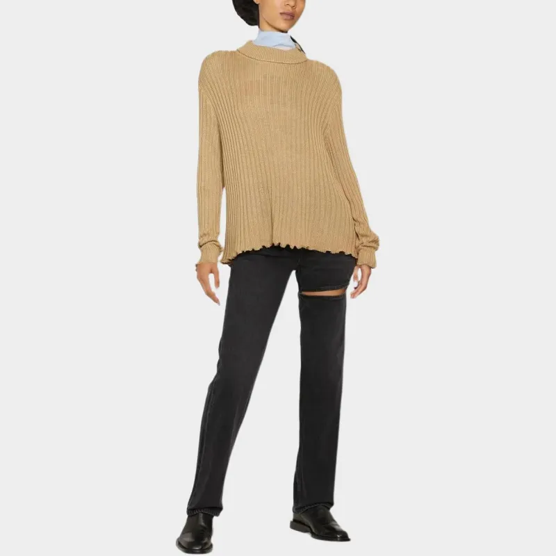 Maison Margiela Long Sleeved Ribbed Jumper-3