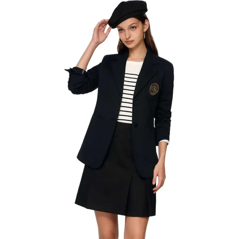 HAZZYS Business Suit Women's Navy Blue-2