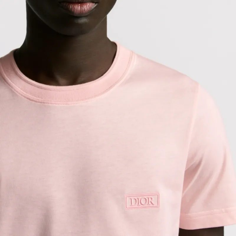 DIOR T Shirts Men Pink-5