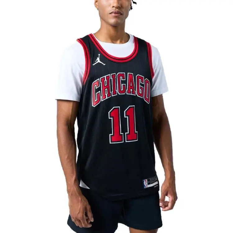 Nike x NBA Basketball Jerseys Men's Dark Gray-1