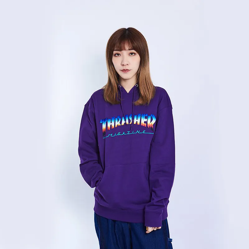 Thrasher Sweatshirts Unisex Purple-1