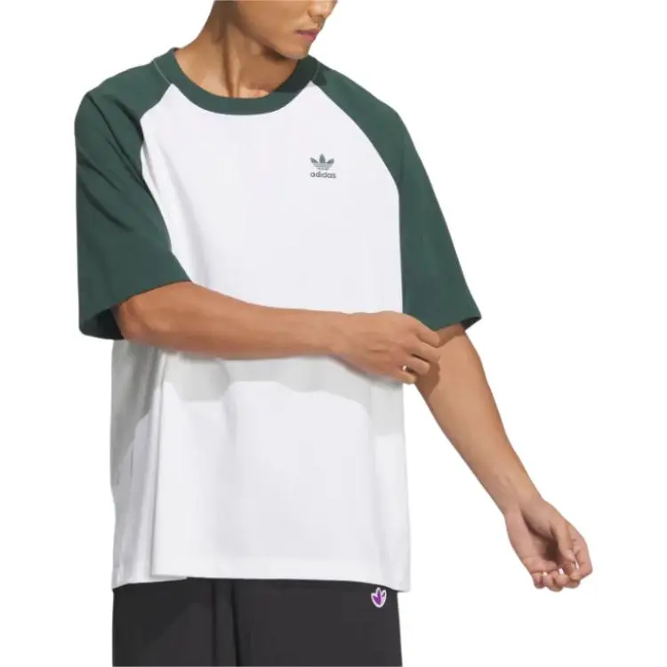 Adidas Originals ADICOLOR RAGLAN T SHIRT T Shirt Men's Mineral Green-3