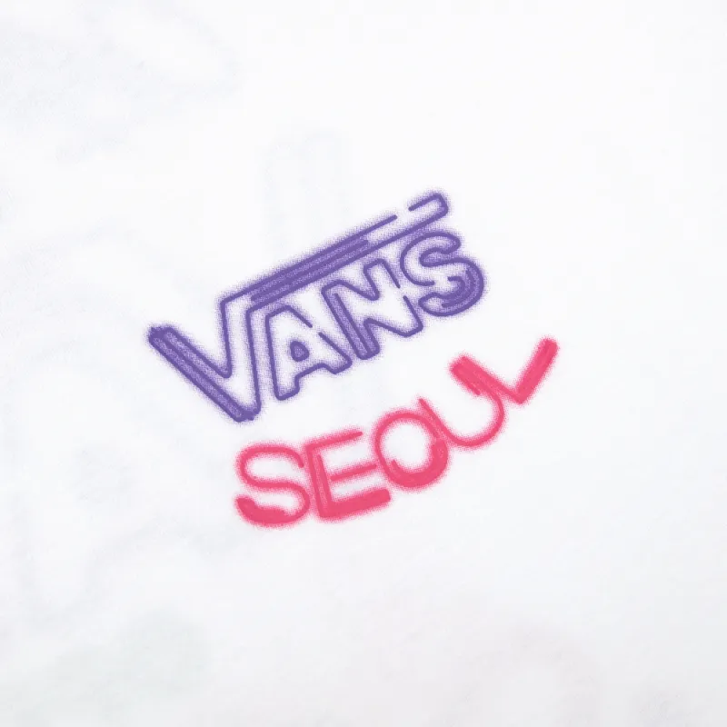Vans Set in Sleeve T Shirt Unisex White-2