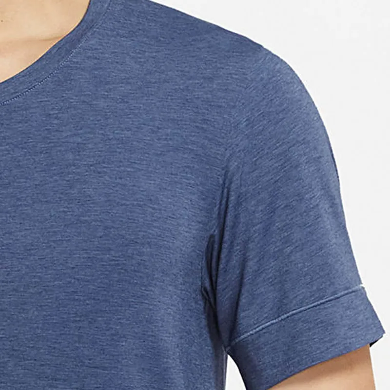 Nike T Shirts Men Dark Blue-3