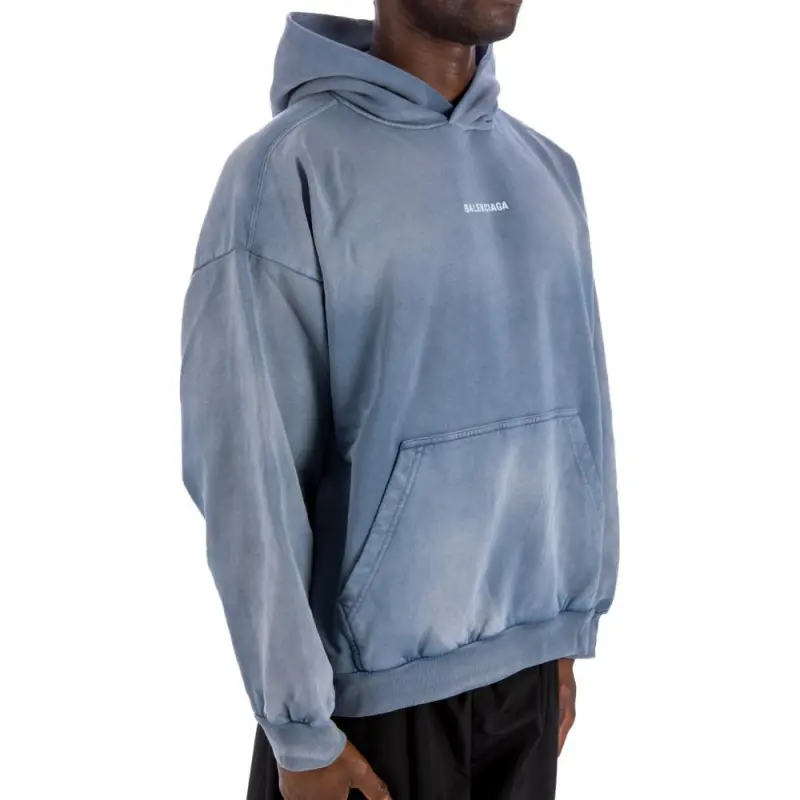 Balenciaga Sweatshirts Men Blue-5