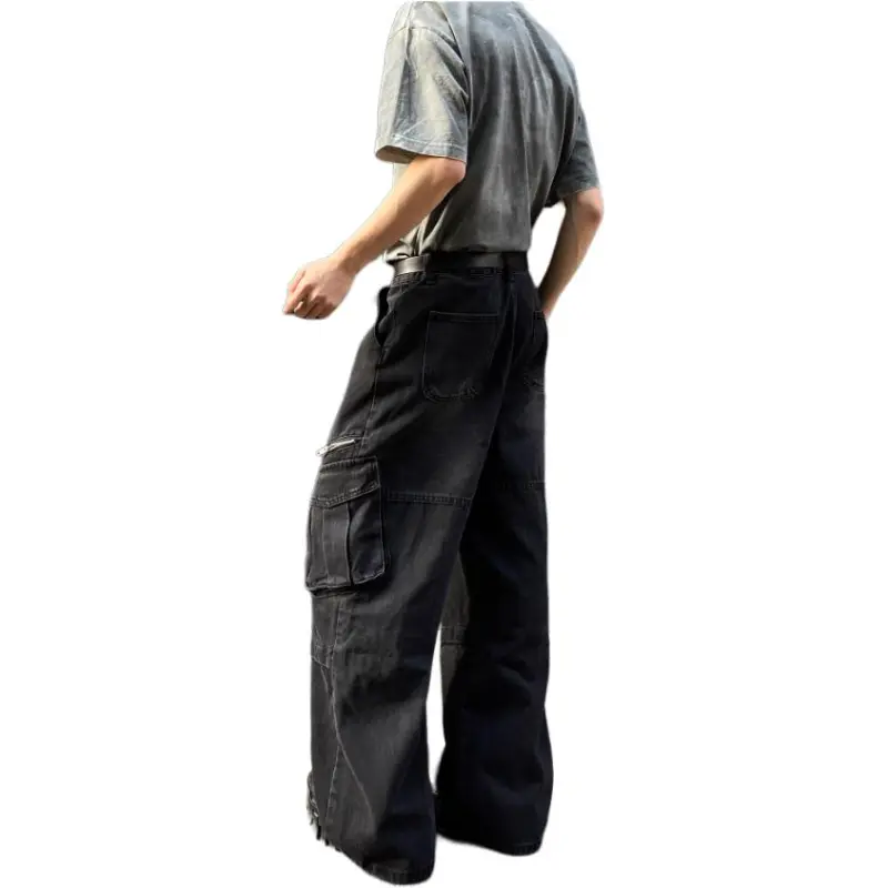 TESTUNG Jeans Men Black-5