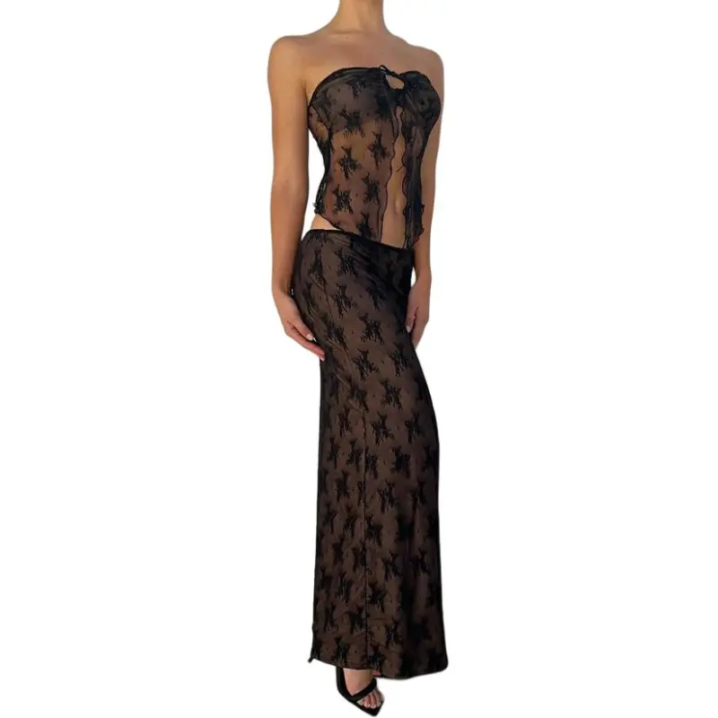 Tiger Mist KAROLINA SKIRT Casual Long Skirts Women's Black-1