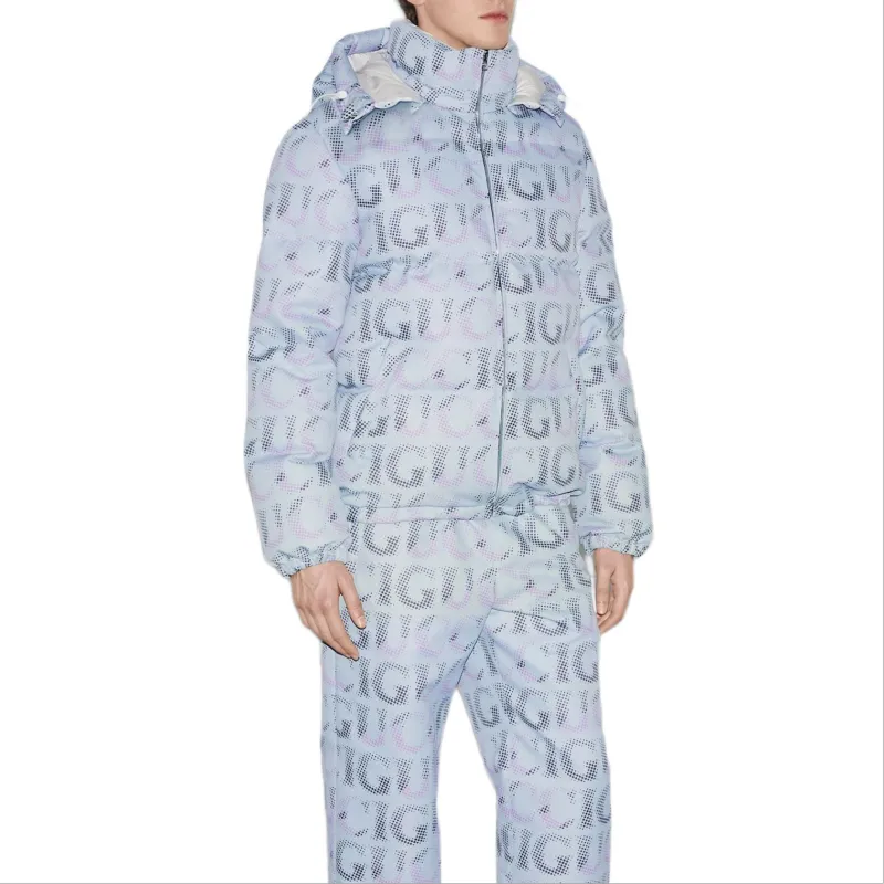 GUCCI Allover Logo Printed Down Jacket-1