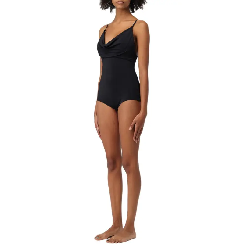 Magda Butrym Draped Scoop Neck Swimsuit-1