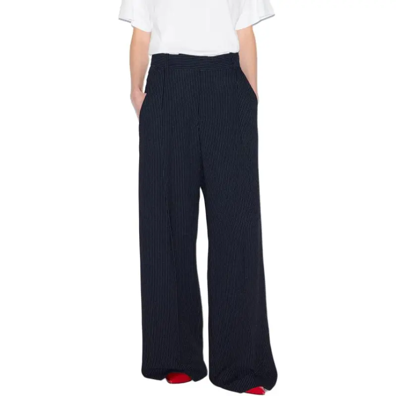 ISABEL MARANT Romina High Waist Wide Leg Pants-1