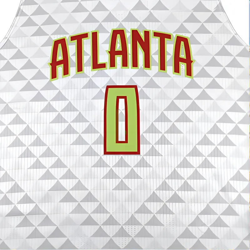 Adidas x NBA Atlanta Hawks SWINGMAN Fan Edition Basketball Jersey Unisex White-2