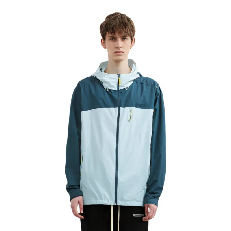 Skechers Jackets Coats Men's The Sky Is Light Blue-2