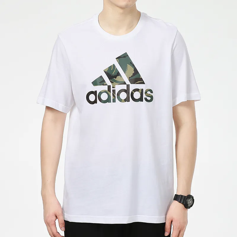 Adidas T Shirts Men White-2
