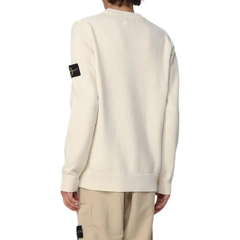 STONE ISLAND Crewneck Long-Sleeve Knit Jumper-4