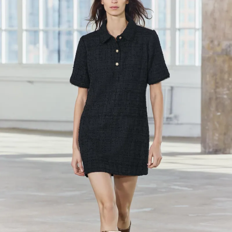 ZARA ZW Series Short Sleeved Dresses Women's Black-4