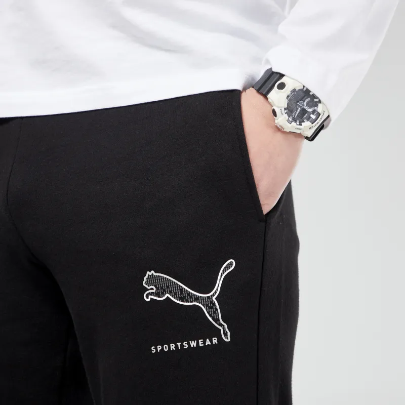 PUMA Knitted Sweatpants Men Black-5