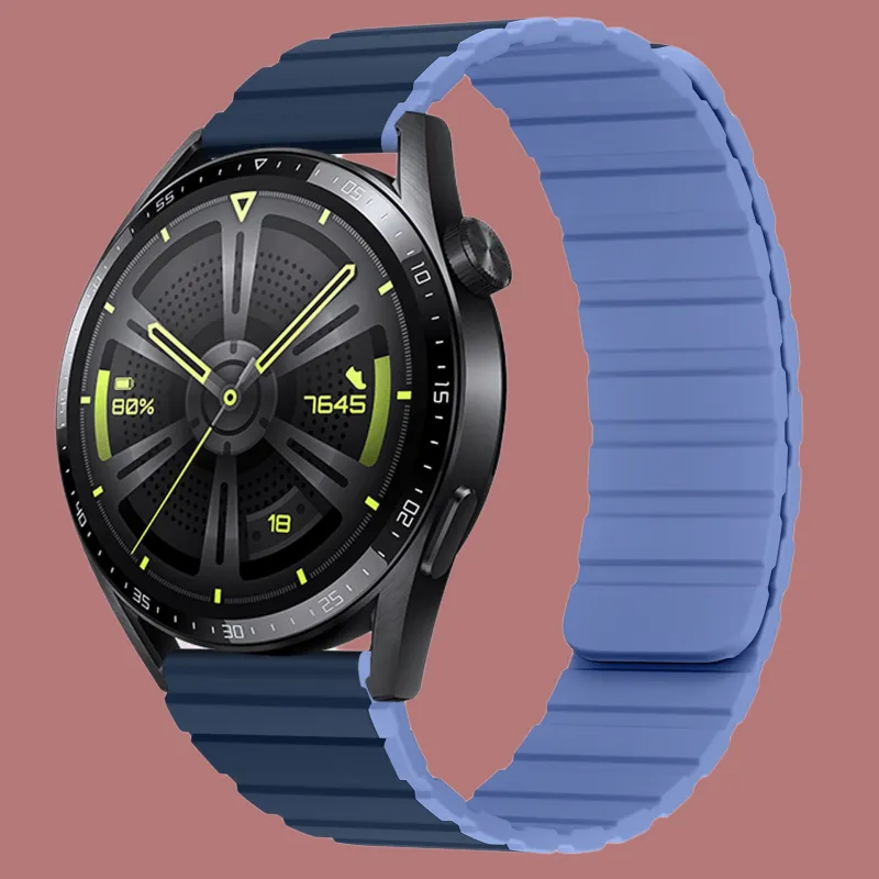 MSSM Watch Band Huawei Compatibility Silicone Material-5