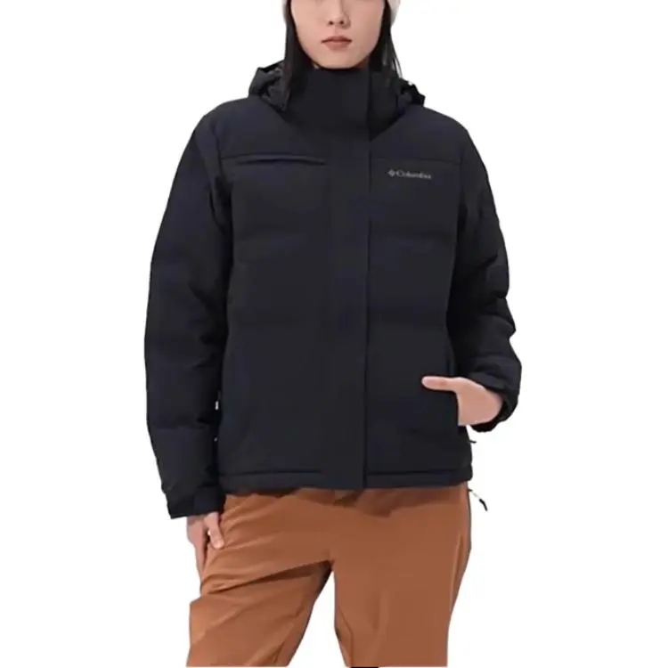 Columbia 24 Fall And Winter Down Jacket Women's Black-1