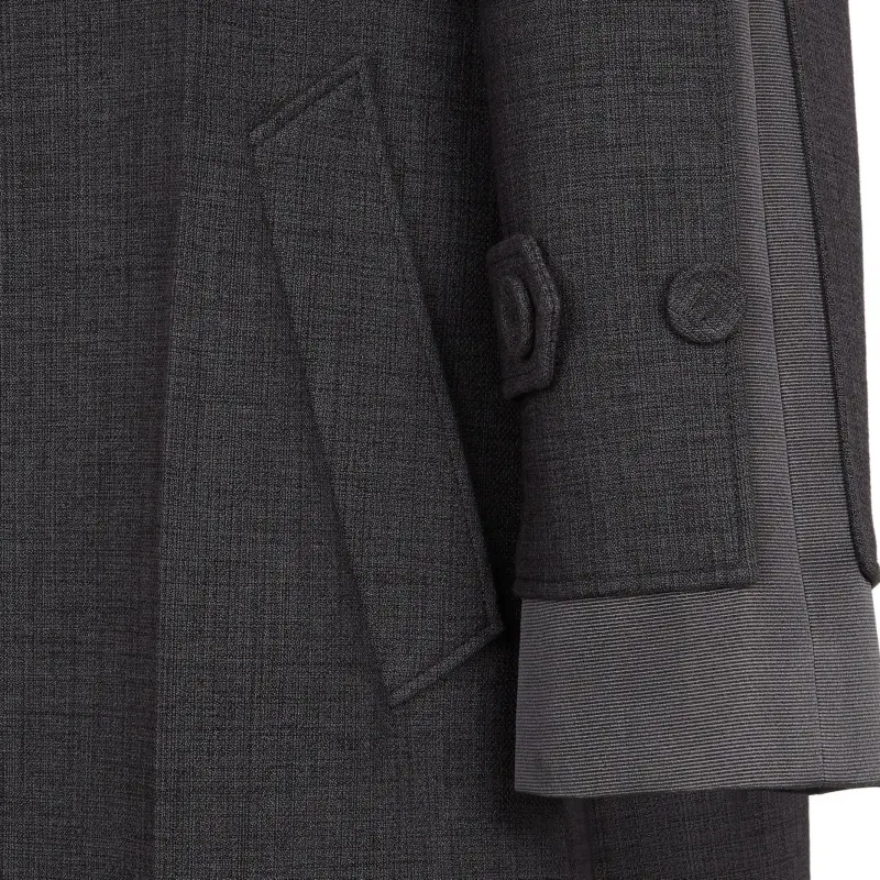 FENDI Double Layer Overcoat-3