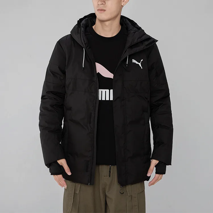 PUMA Down Jackets Men Black-2