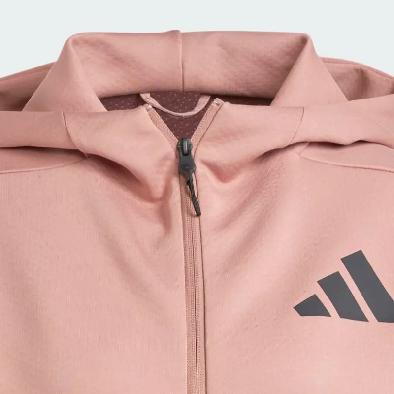 Adidas Z.N.E. Full Zip Hoodie Warm Clay-4