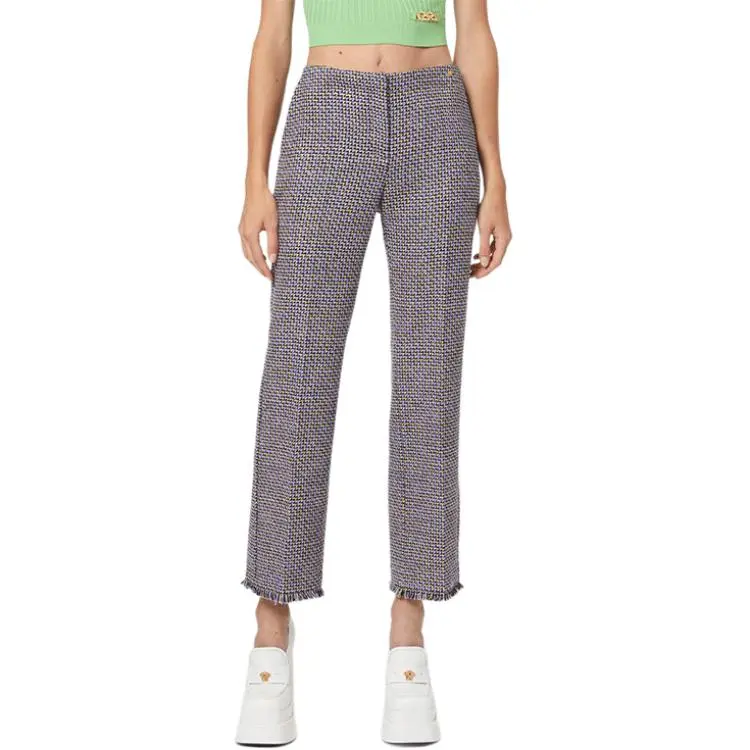 VERSACE Casual Pants Women's Light Purple-2