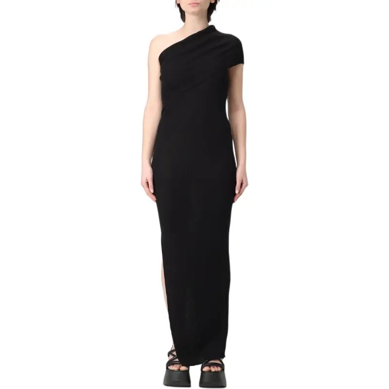 RICK OWENS Athena One Shoulder Midi Dress-3