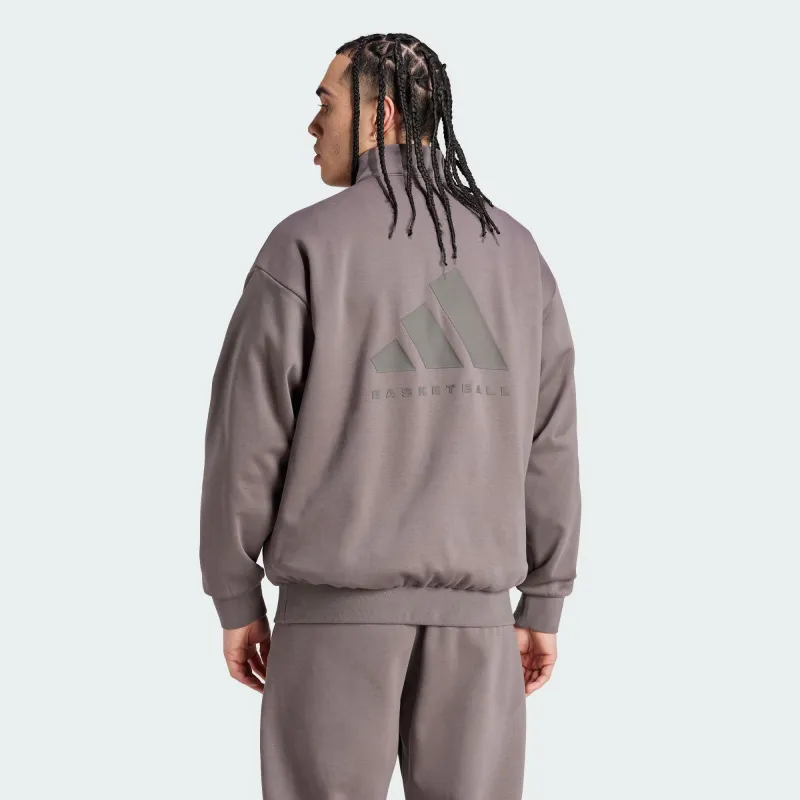 Adidas Basketball Half Zip Sweatshirt-4