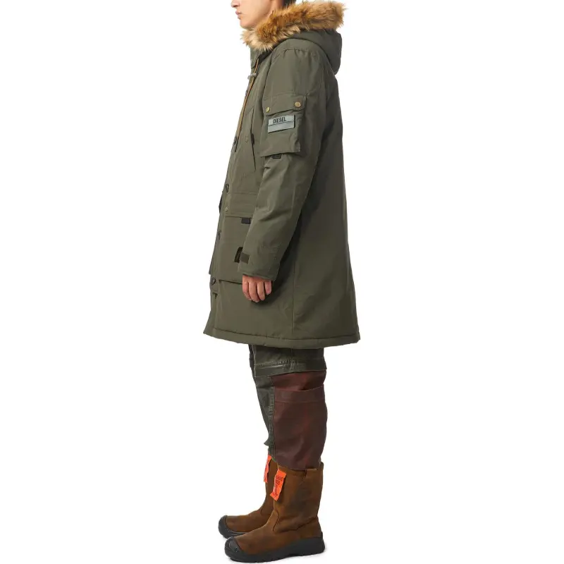 DIESEL Jackets Coats Unisex Green-3