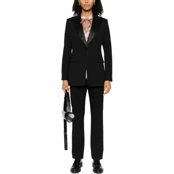 MaxMara Gara Buttoned V Neck Blazer