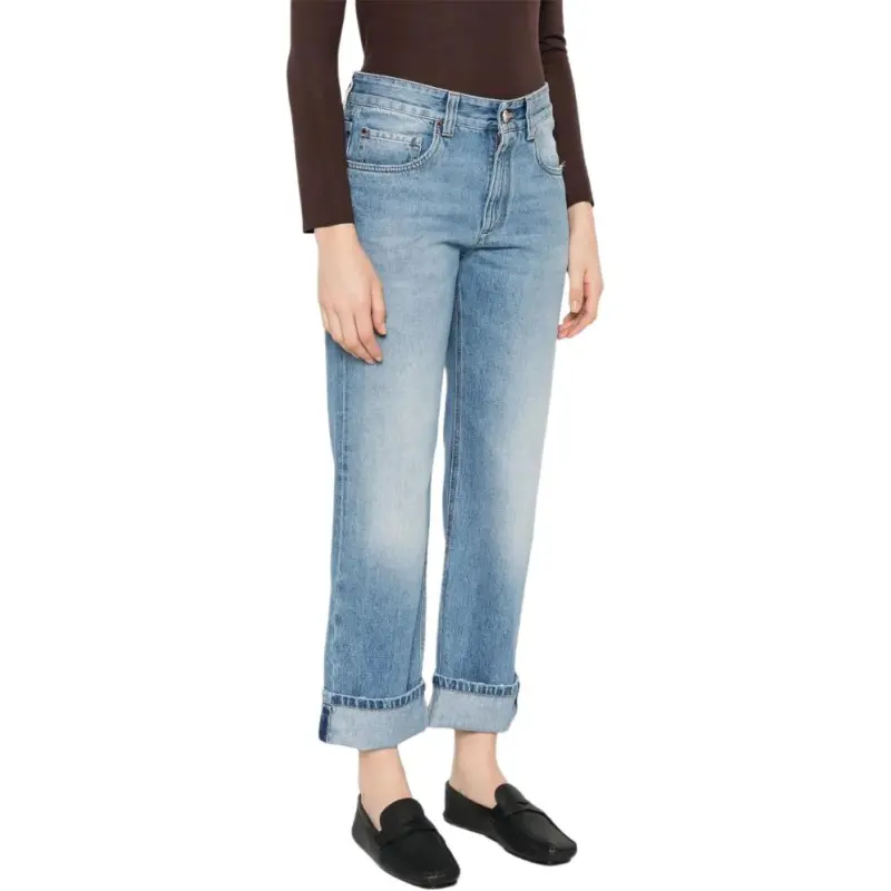 Brunello Cucinelli Turn up Hem Jeans-3
