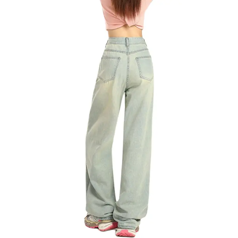 KULAIYA Jeans Women's Emerald Green-4